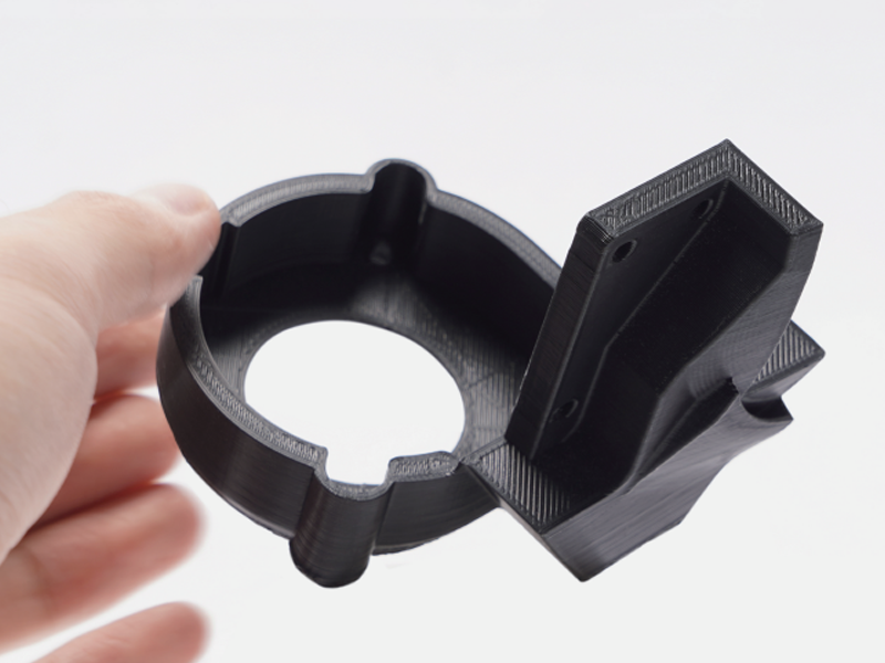 Peça impressa em 3D com o filamento ABS R3D