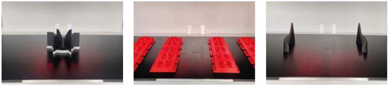 A impressora industrial 3D CUBE, graças ao seu sistema IDEX, permite imprimir simultaneamente com dois materiais, realizar cópias ou imprimir em espelho