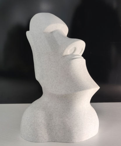 Peça fabricada com a impressora 3D CUBE