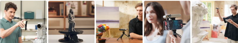 Der 3D-Scanner ermöglicht vielfältige Anwendungen.