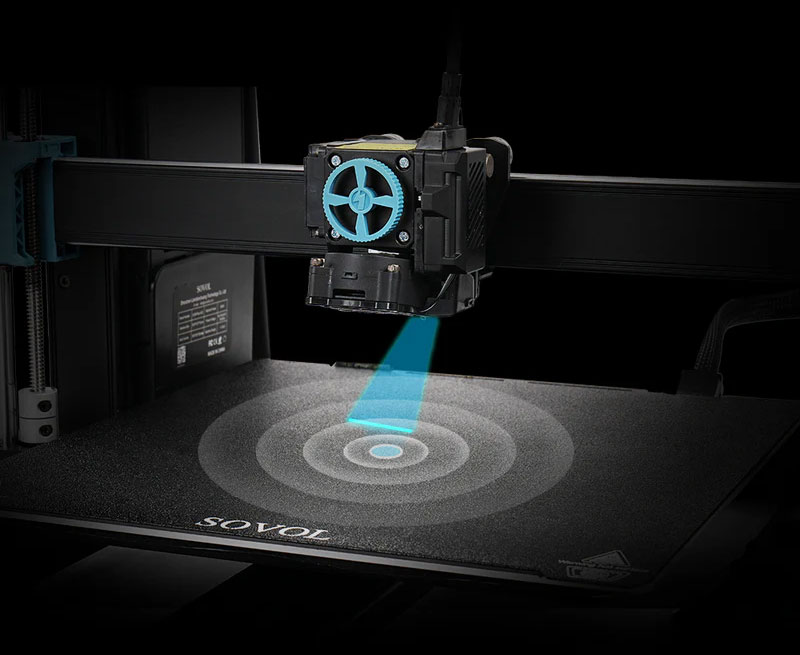 The SV06 Plus ACE offers efficient automatic calibration.