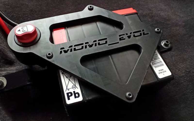 Peça impressa com filamento ABS-E