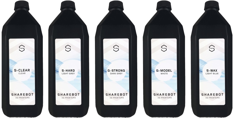 Sharebot resin range