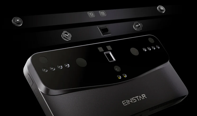 The EinStar Vega scanner combines two scanning technologies