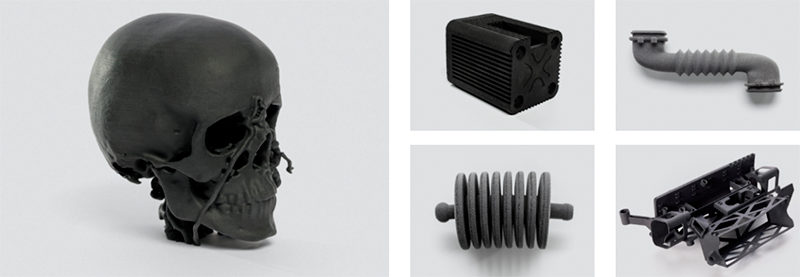3D printed parts with Sinterit NILS 480: Sinterit