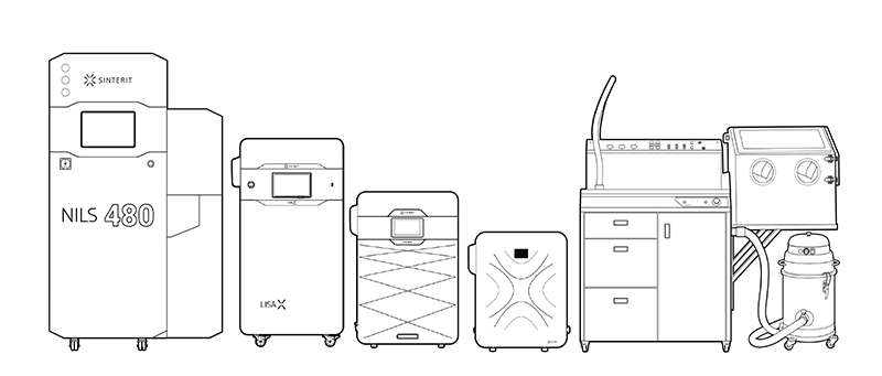 Sinterit equipment range