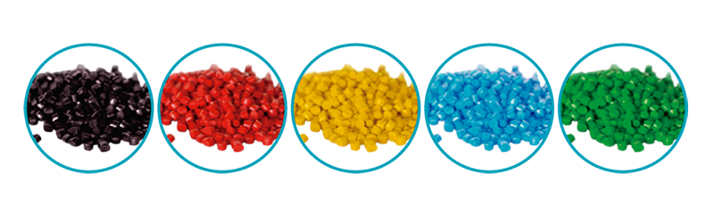 Ejemplos de colorantes para pellets