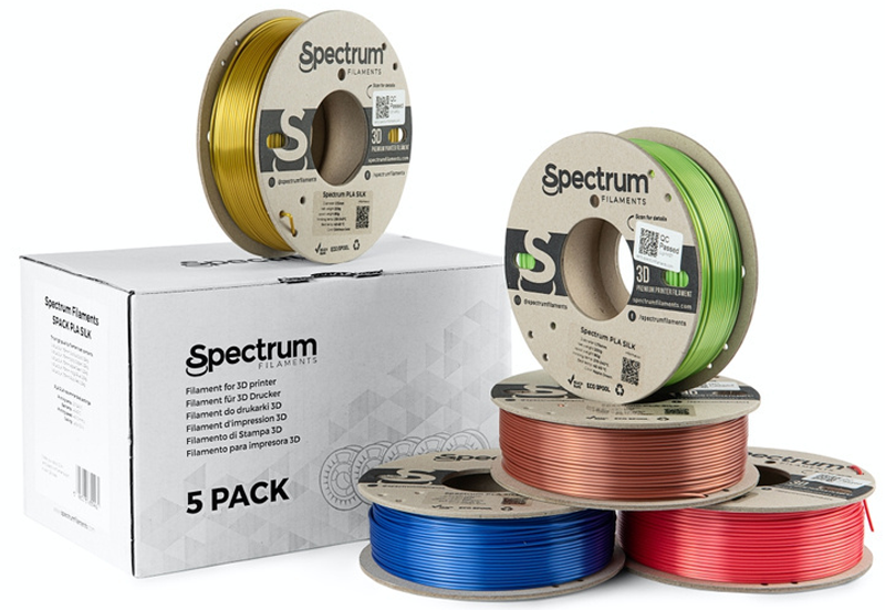 Das PLA Silk Filament 5-Pack