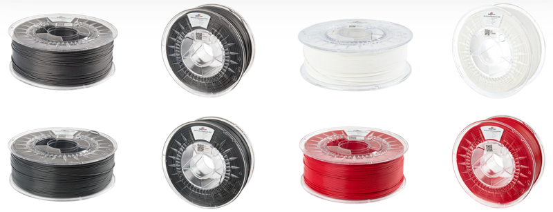 The colors of the ASA 275 FlameGuard filament