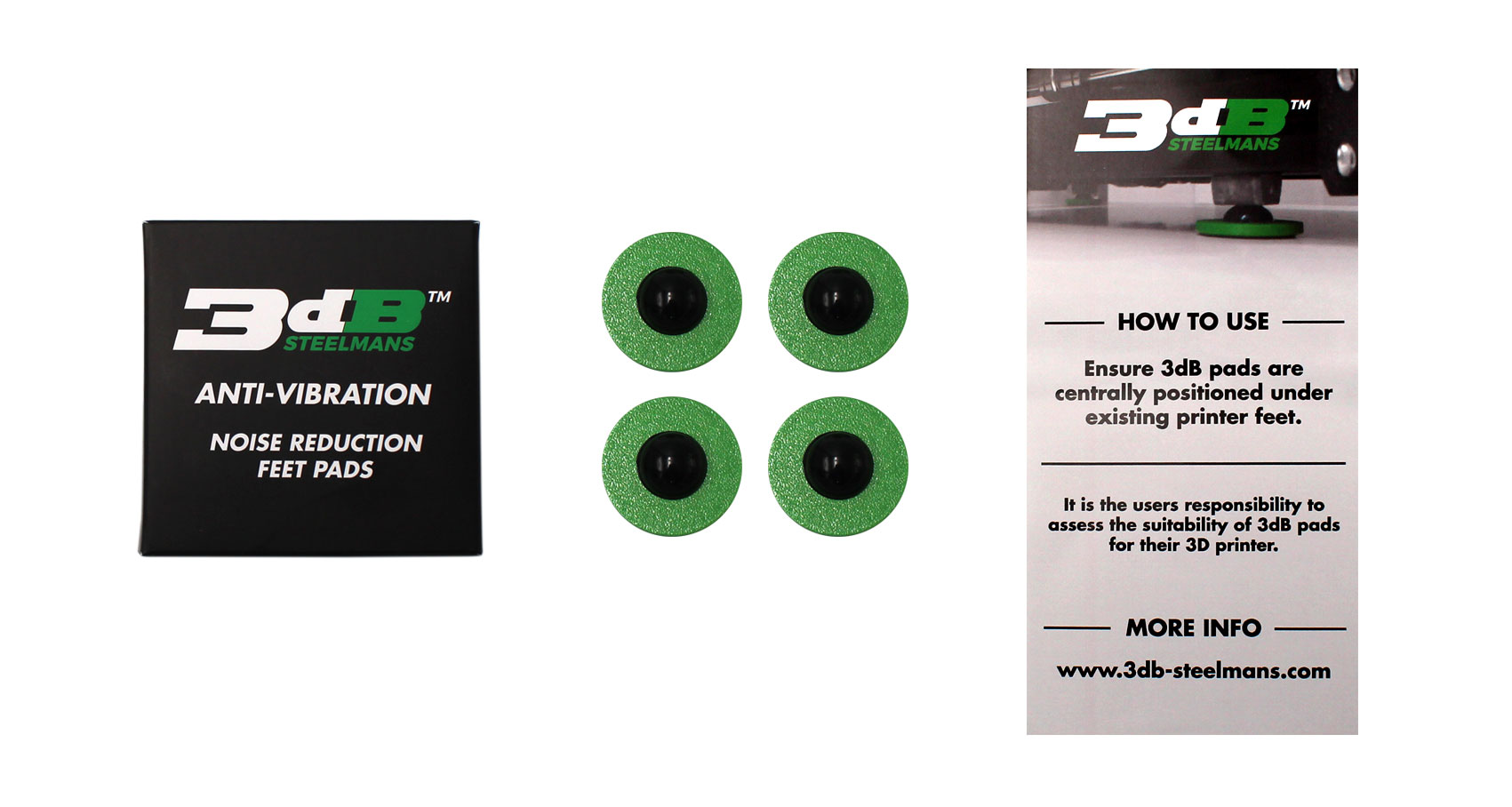 3DB anti-vibration pads. 