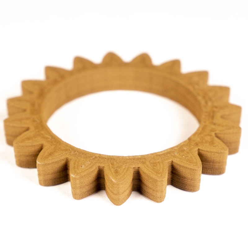 Gear made of bronze without sintering