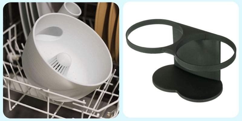 Dieses Hochtemperatur-PLA ist lebensmittelecht und spülmaschinenfest.