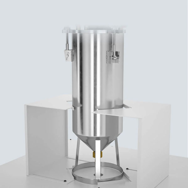 O barril de material extra grande, com capacidade de 5L, foi projetado para garantir uma alimentação contínua sem risco de quebras. Ideal para imprimir modelos de grande porte, oferecendo maior autonomia e eficiência durante todo o processo de impressão.
