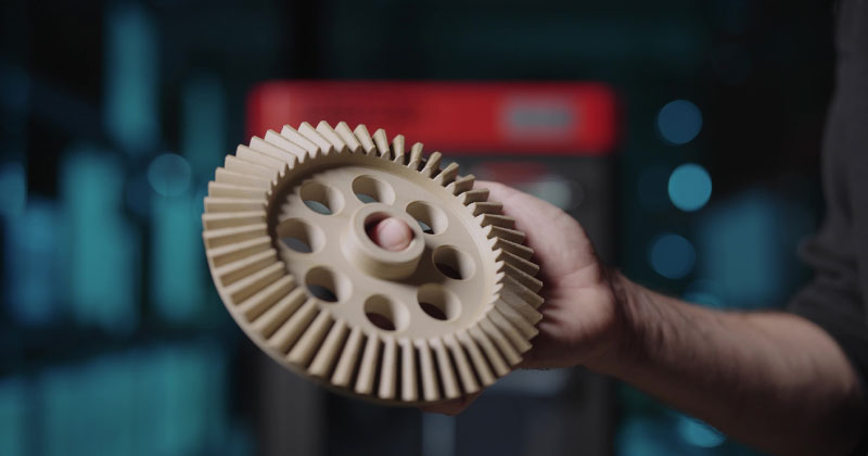 Part created with the 22 IDEX V3 High-Temp. Source: Vision Miner.