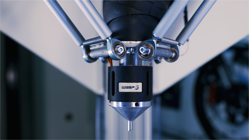 Extruder des WASP 3D-Ton-Druckers. Quelle: WASP