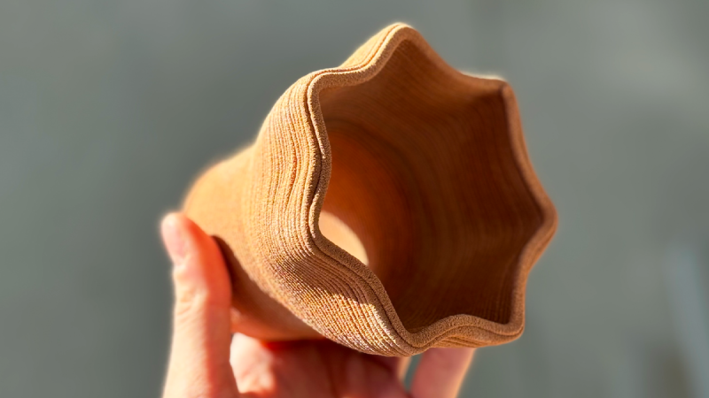 Druck mit Schnellzement und Geopolymeren über manuelles Edelstahlextruder mit Selbstreinigung.