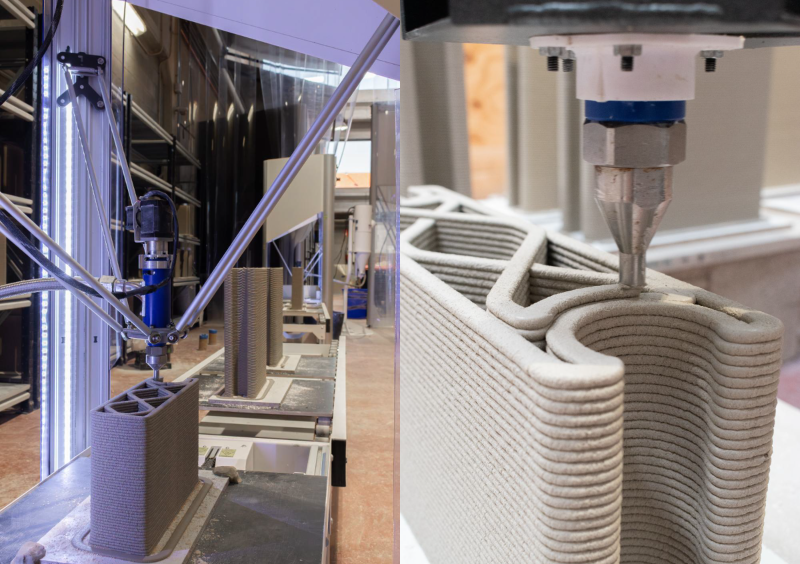 Installationen gedruckt mit WASP-Technologie für Fixing Our Broken Planet.