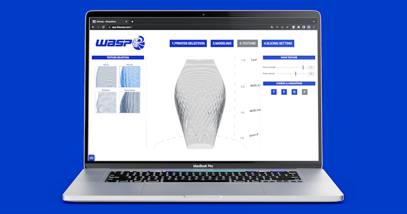 Neue parametrische 3D-Modellierungssoftware für individuelle Ton-Designs.