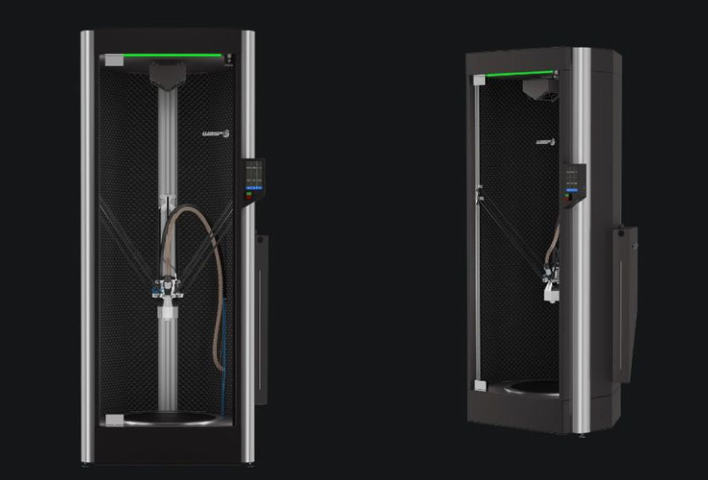 La WASP 60100-HD es una impresora de pellets de gran formato que permite imprimir con una amplia gama de compuestos.