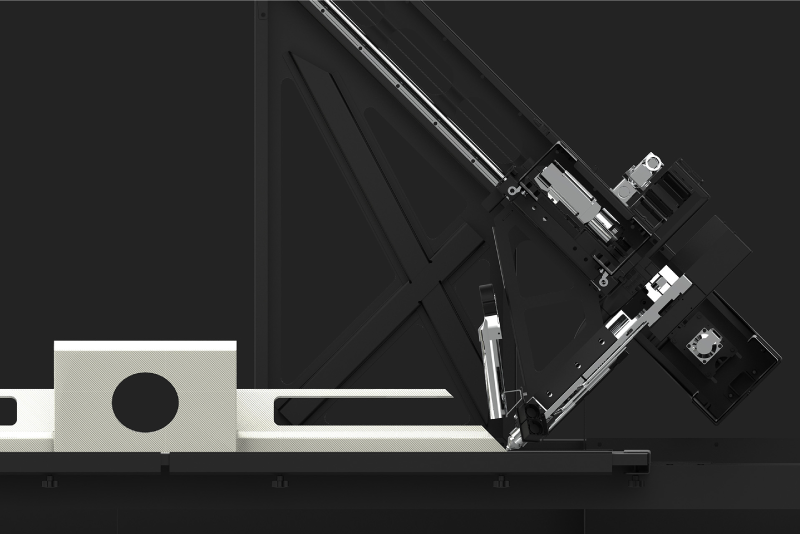 Der Pellet-3D-Drucker Power WASP 45 HDP ermöglicht den Druck bei 45 Grad und eliminiert die Notwendigkeit von Stützen.