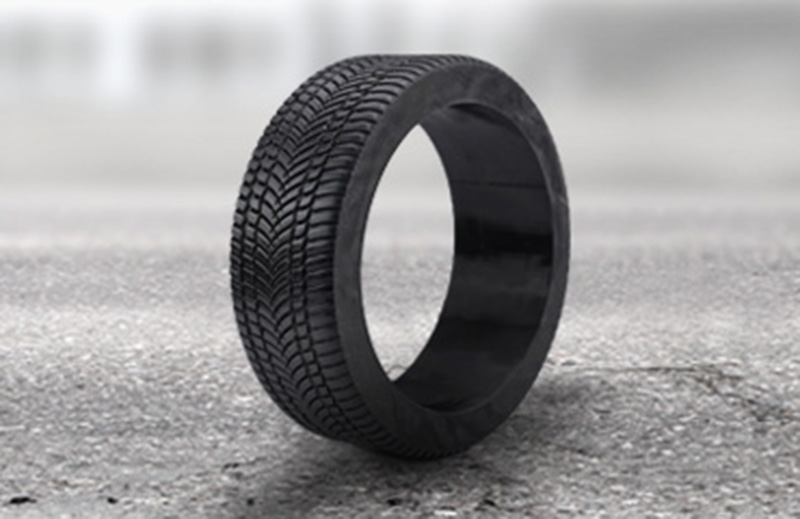 Neumático impreso en 3D con Z-Flex