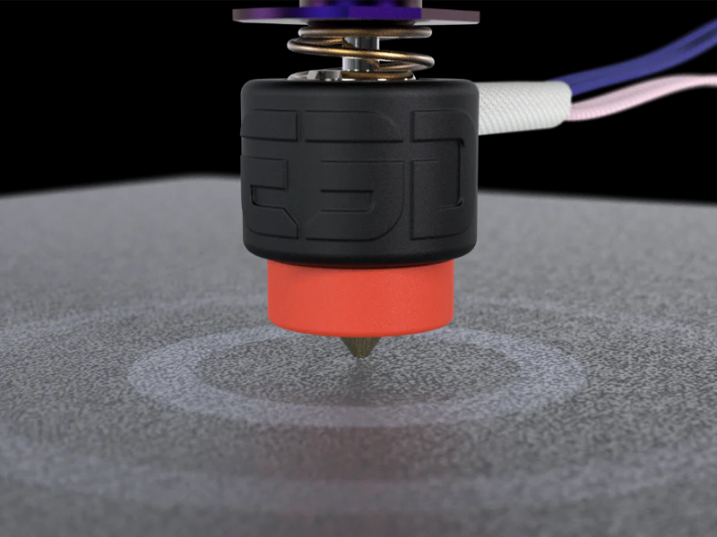 The PZ probe transforms the nozzle into a bed probe