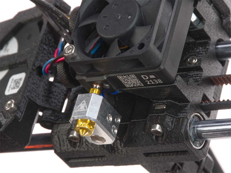 Il bozzello installato su Prusa MK4