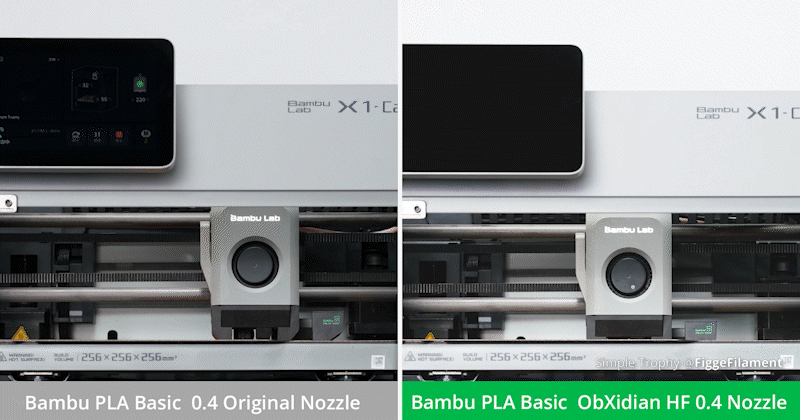 Das High-Flow-Hotend ermöglicht konsistentere und zuverlässigere Extrusionen.