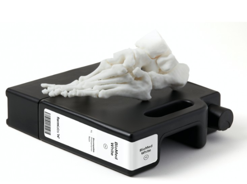 The BioMed White and Black resin by FormLabs
