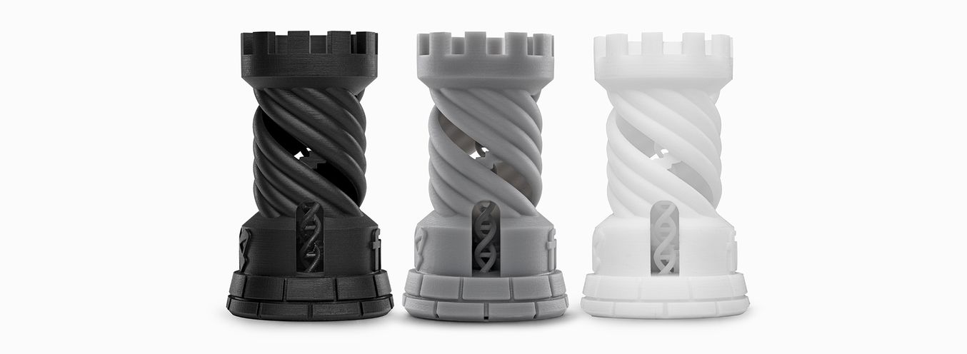 Résine Standard FormLabs Blanc, Gris et Noir