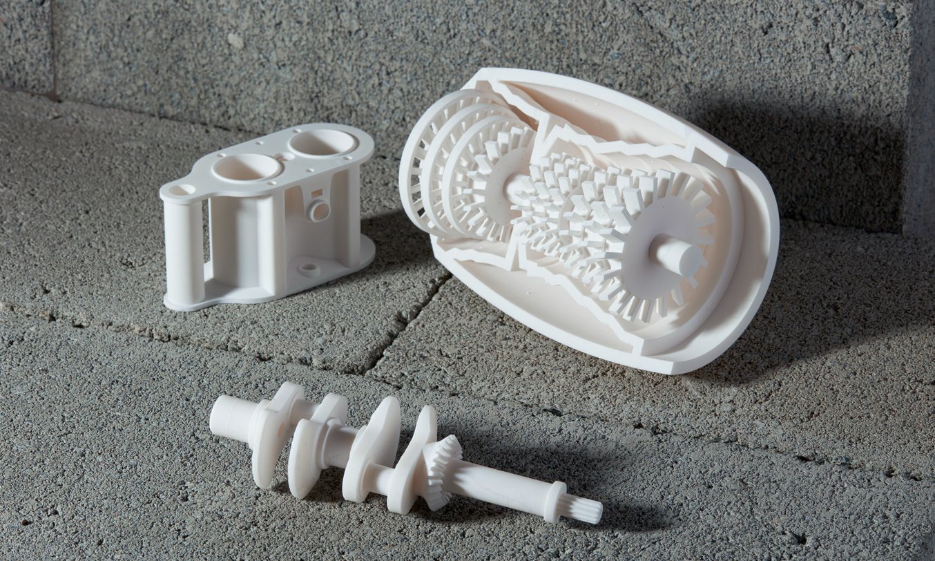 Parts printed with 10K Rigid resin.