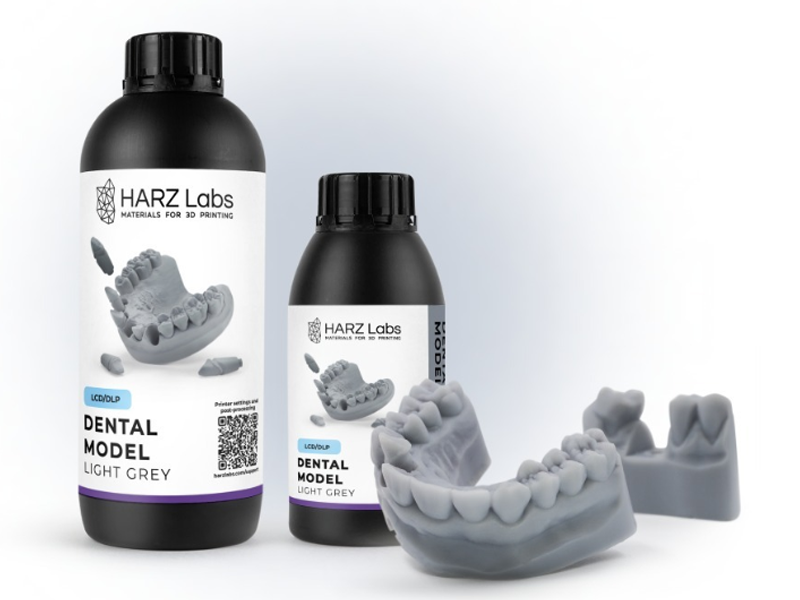 Das Dental Model Light Grey Harz