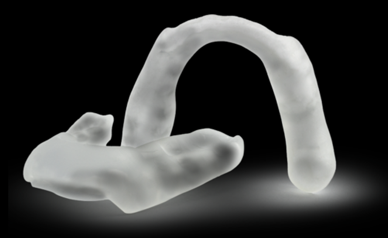 3D-gedruckte Schienen mit dem Dental Splint Soft Harz