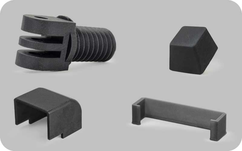 Pièces imprimées avec la résine 3D Industrial ABS V2