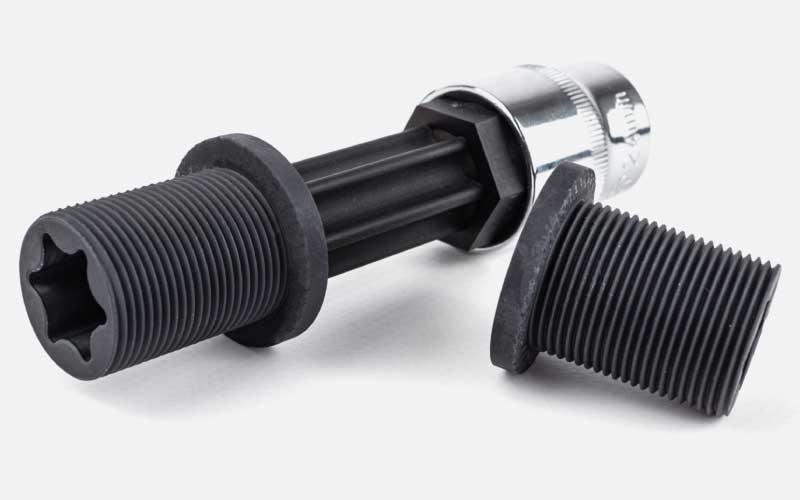 Pièce avec composants imprimés avec la résine Industrial Low Friction