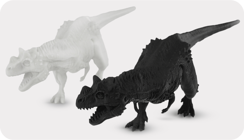 Pièces imprimées avec la résine Industrial Tough. Source: Harz Labs