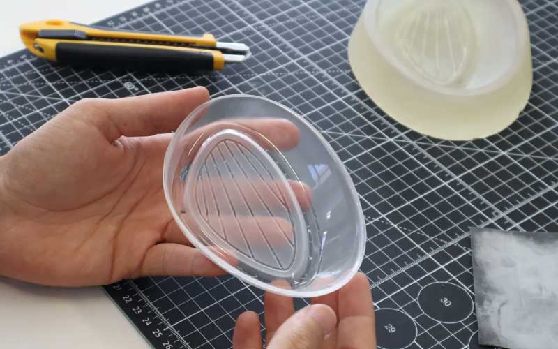 Pièce créée avec la feuille multiplicatrice PMMA