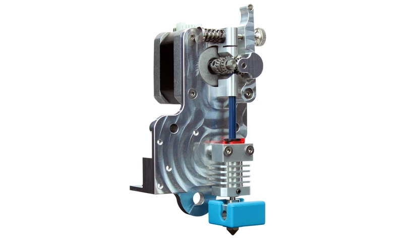 "Hotend" monté à chaud sur l'extrudeuse