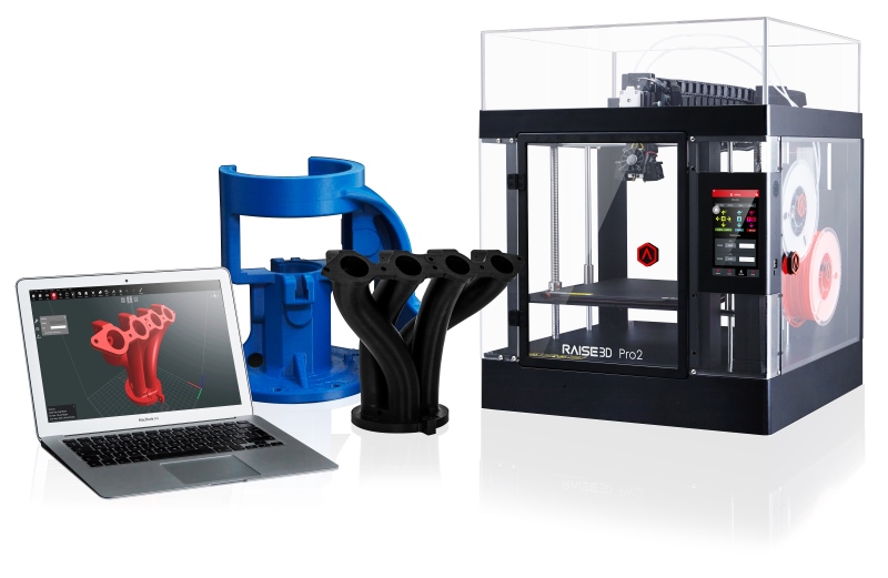 Raise3D Pro2 Series et exemples de pièces