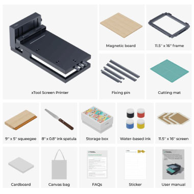 Basic Kit of Laser Screen Printing