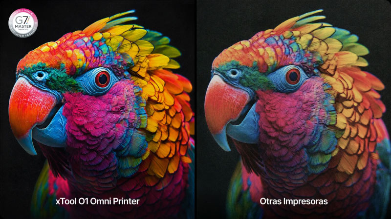 G7-certified color accuracy combines custom ICC profiles and intelligent algorithms to synchronize high-quality inks with the screen, delivering vibrant, accurate and consistent colors with studio-quality results.